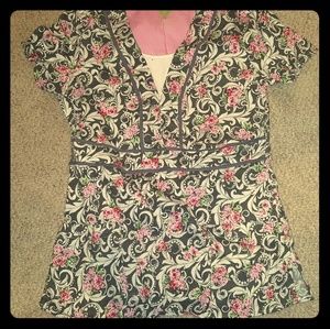 Healing Hands Small Scrub Top